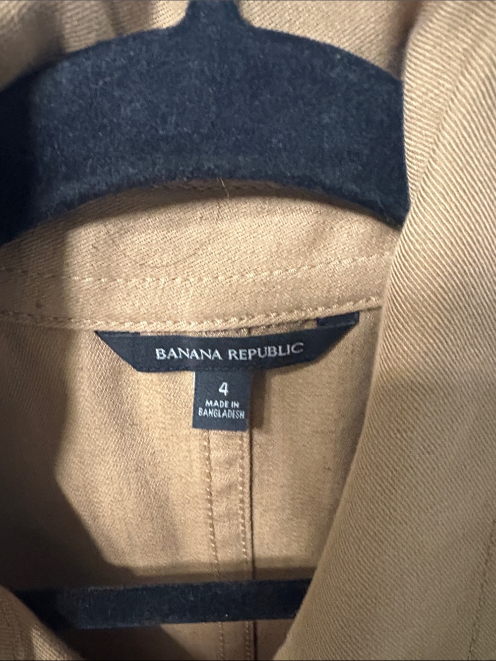 Banana Republic Camel Sleeveless Button-Front Romper - Picture 2 of 4